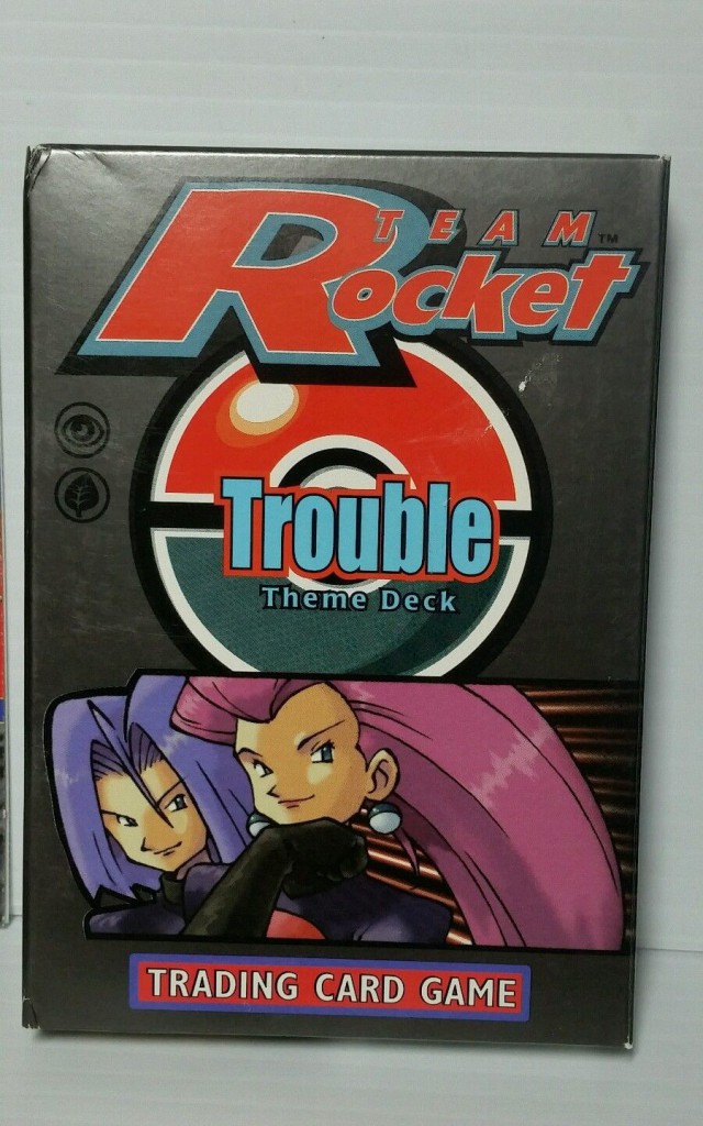 Pokemon TCG Team Rocket Trouble Theme Deck Box Set Out of the Boxx Toys