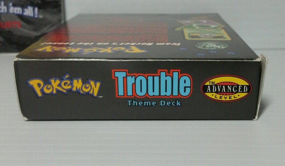 Pokemon TCG Team Rocket Trouble Theme Deck Box Set Out of the Boxx Toys