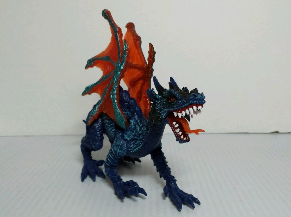 Chap Mei Blue Dragon with Flapping Wings - Out of the Boxx Toys