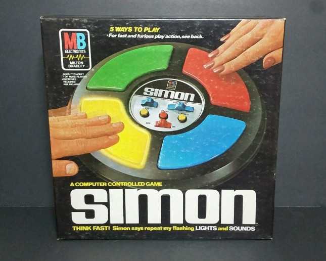 Vintage 1978 Simon Game with Original Box and Instructions - Out of the ...