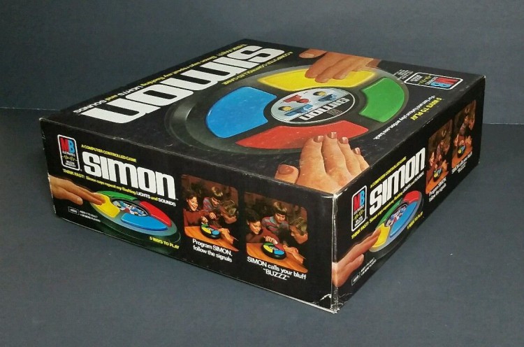 Vintage 1978 Simon Game with Original Box and Instructions - Out of the ...