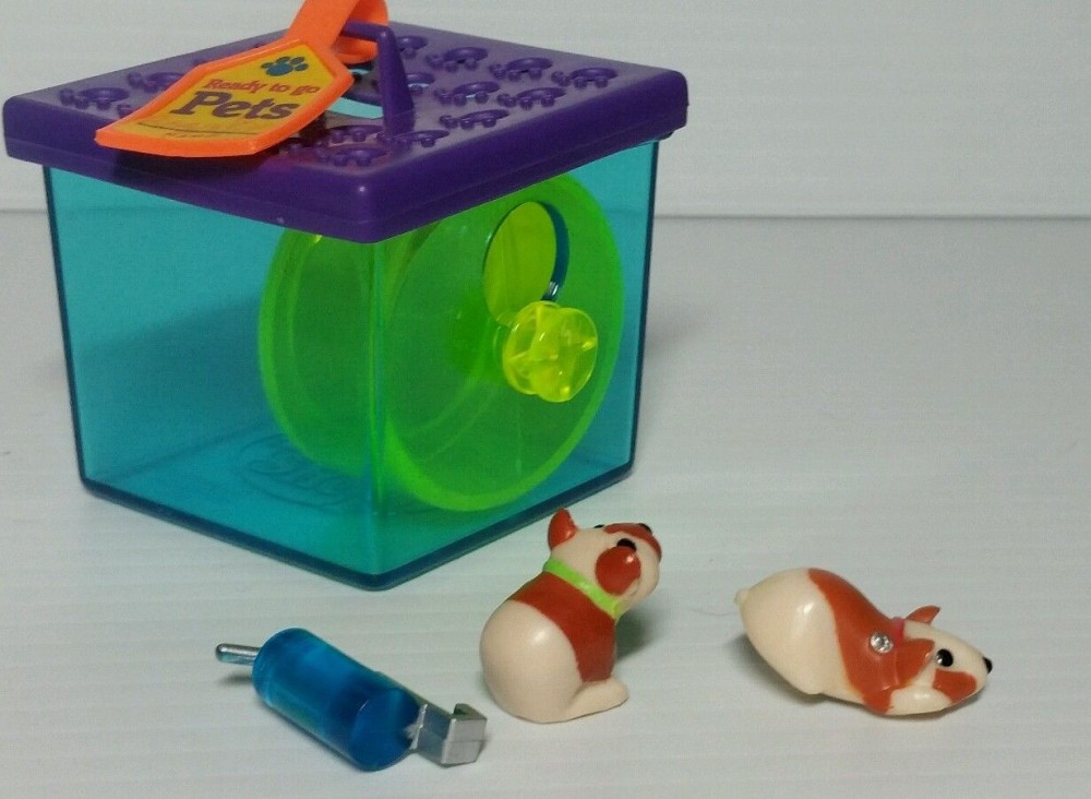 Vintage 1993 Kenner Littlest Pet Shop Complete Ready to Go Pets Busy