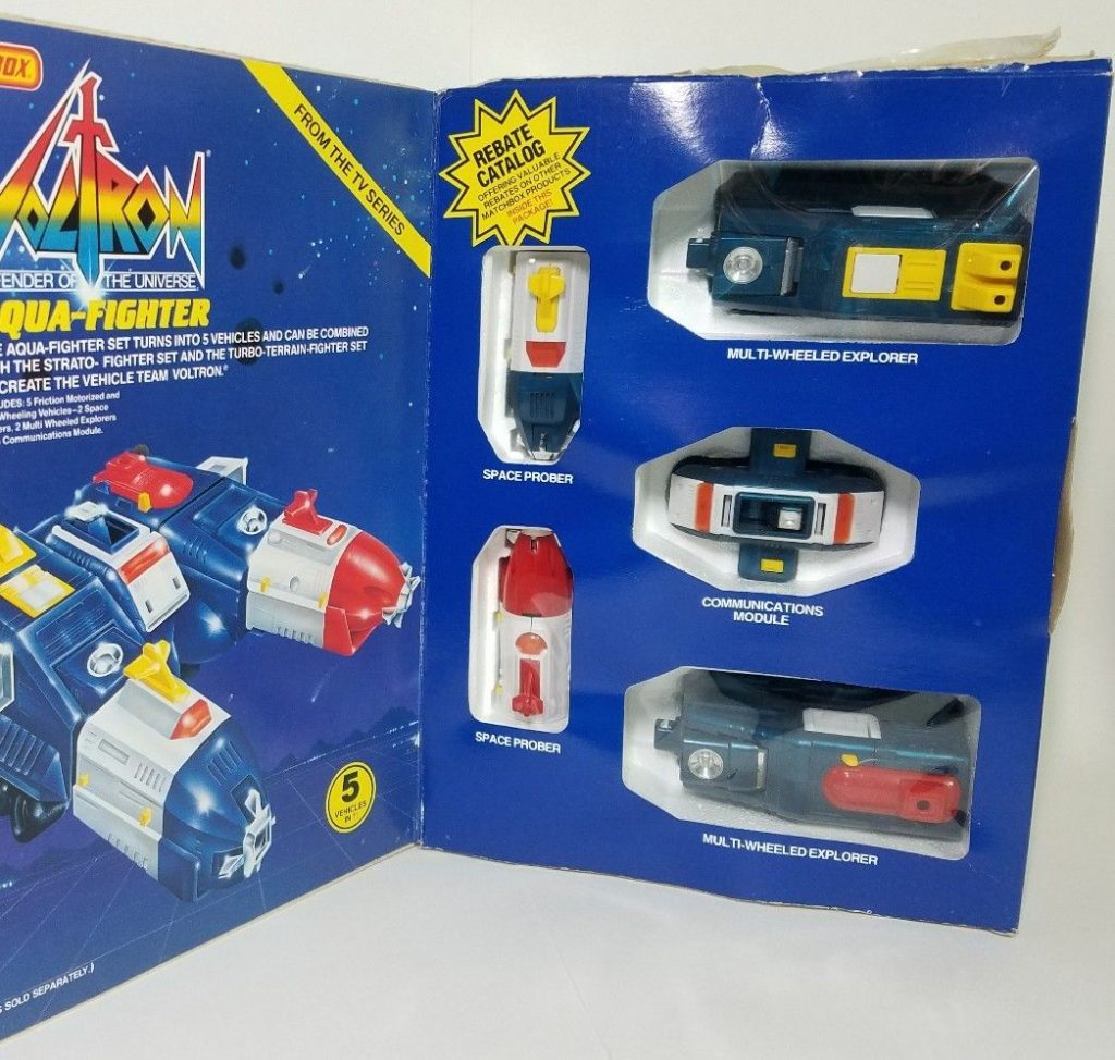 Vintage 1984 Matchbox Voltron Strato, TurboTerrain, Flight Fighter 15